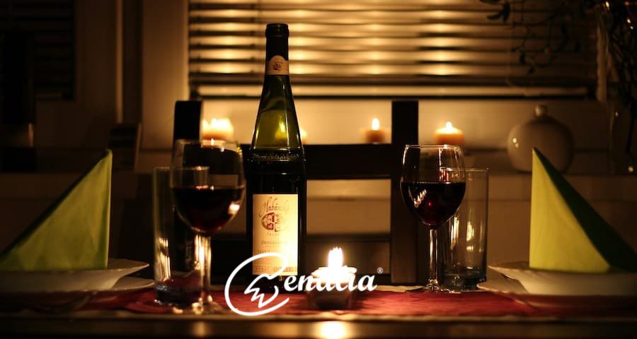 Pedida de mano en restaurante romántico en Barcelona pedida mano cena romantica barcelona